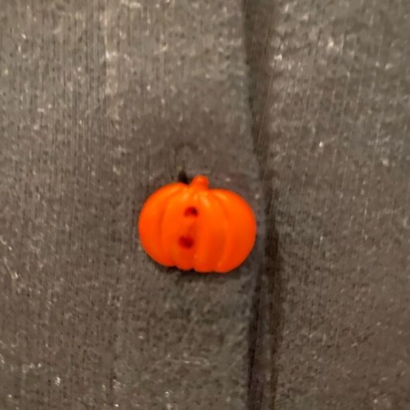 Bellepointe scarecrow embroidered pumpkin shaped buttons Grannycore - Picture 3 of 14